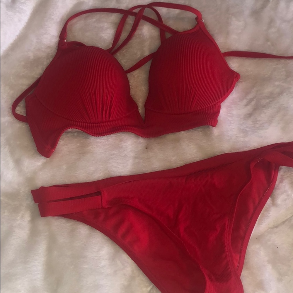 Red Bikini Set